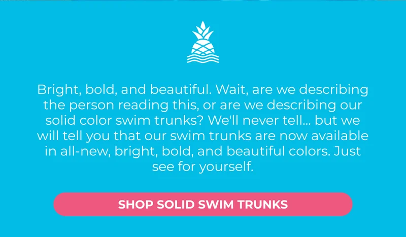 SHOP SOLID SWIM TRUNKS