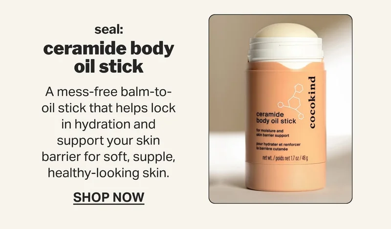steal: ceramide body oil stick