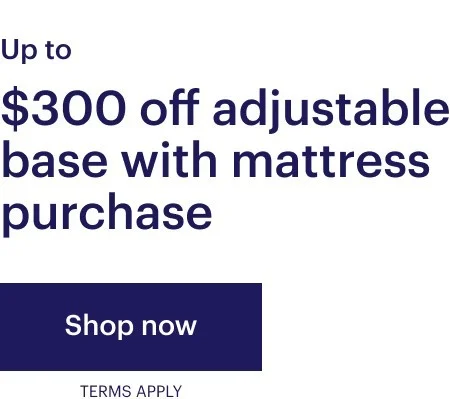 $300 off adjustable base with mattress purchase