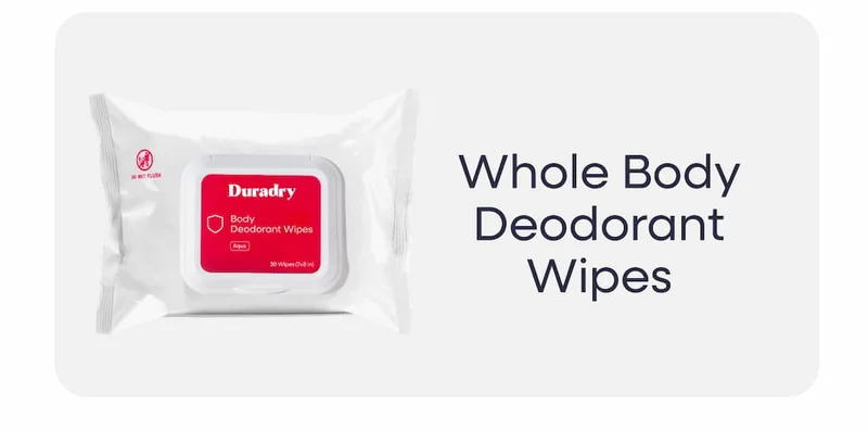 Whole Body Deodorant Wipes