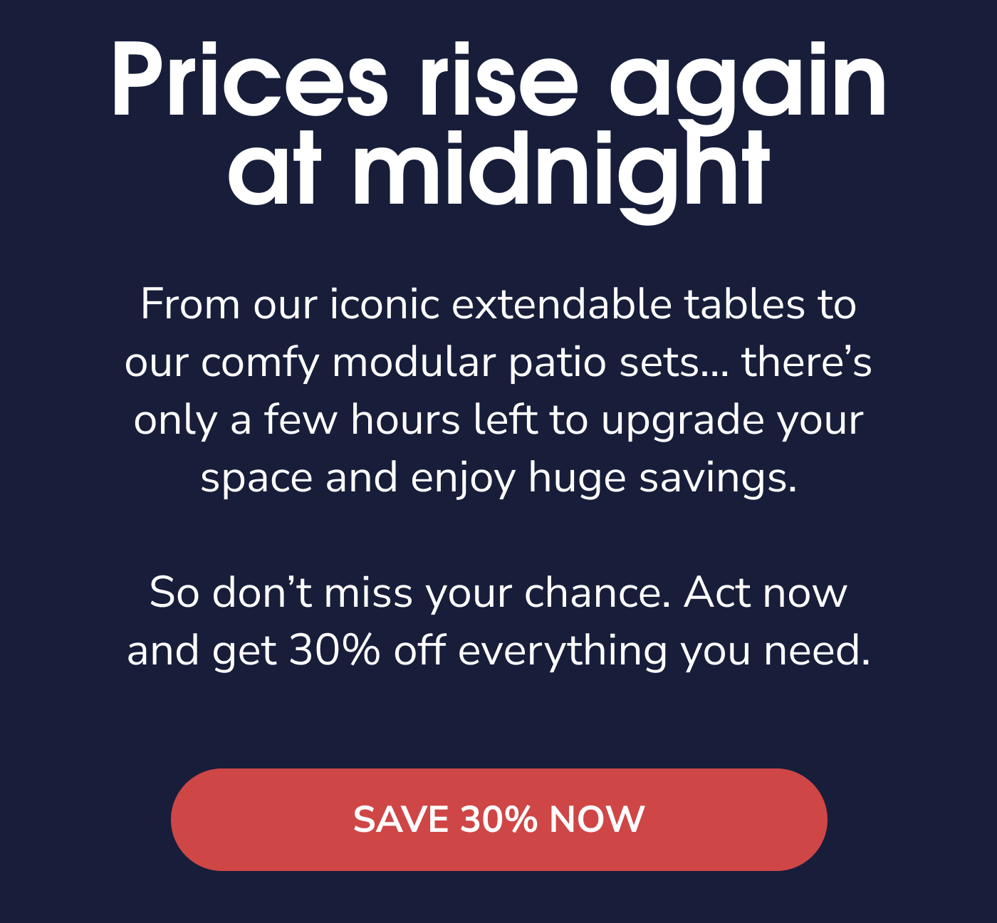Prices Rise At Midnight