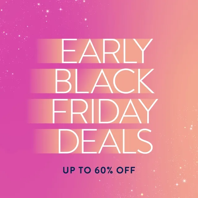 Early Black Friday Deals: up to 60% off.