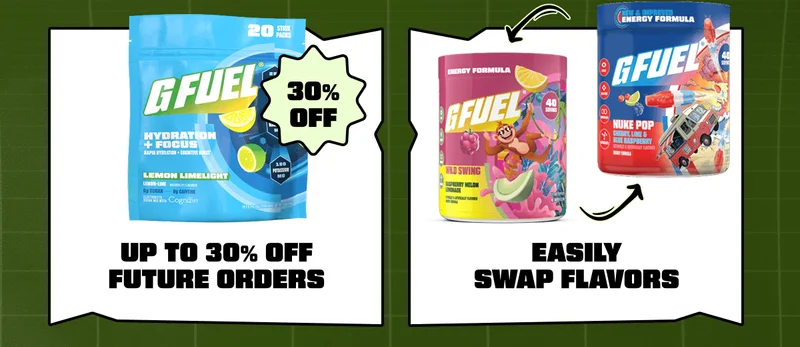 up to 30% Off Future Orders | Easily Swap Flavors