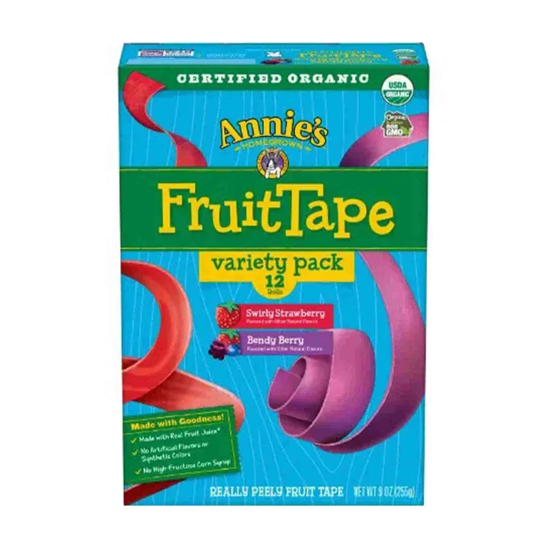 Organic Fruit Tape, Variety Pack, 9 Oz (12 Ct)