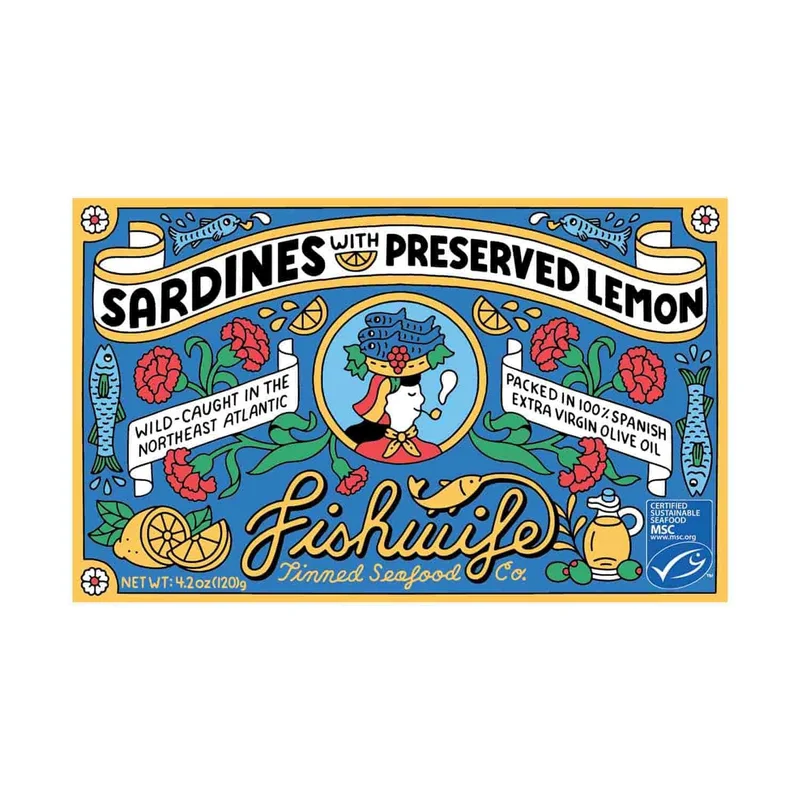 Sardines with Preserved Lemon, 4.2 Oz