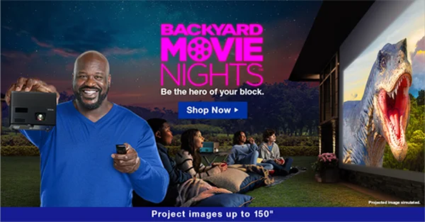 Backyard Movie Nights - Be the hero of your block. Shop Now.