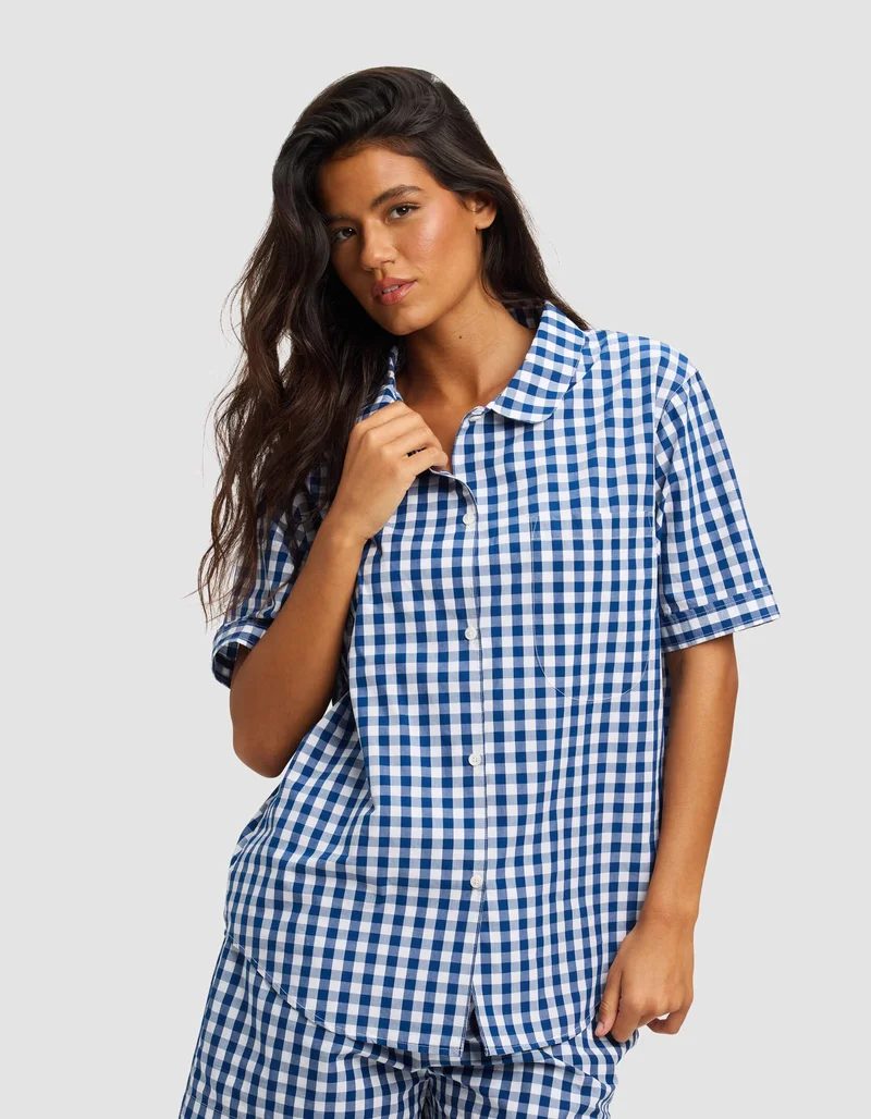Image of Women's Sutton Short Sleeve Pajama Top