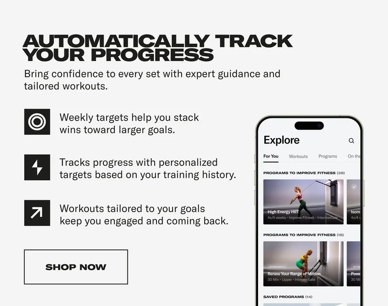 Automatically Track Your Progress. Shop Now