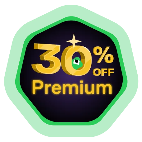 30% off Premium