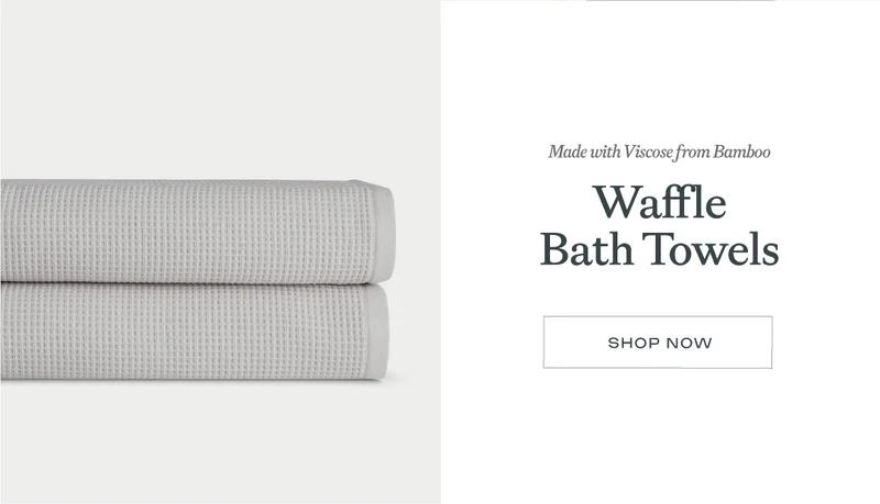 Shop Waffle Bath Towels now!