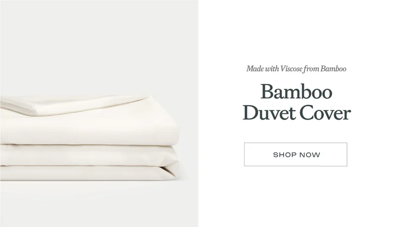 Shop the bamboo duvet cover!