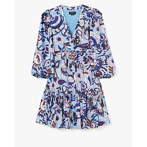 Autumn Paisley Twill Dress