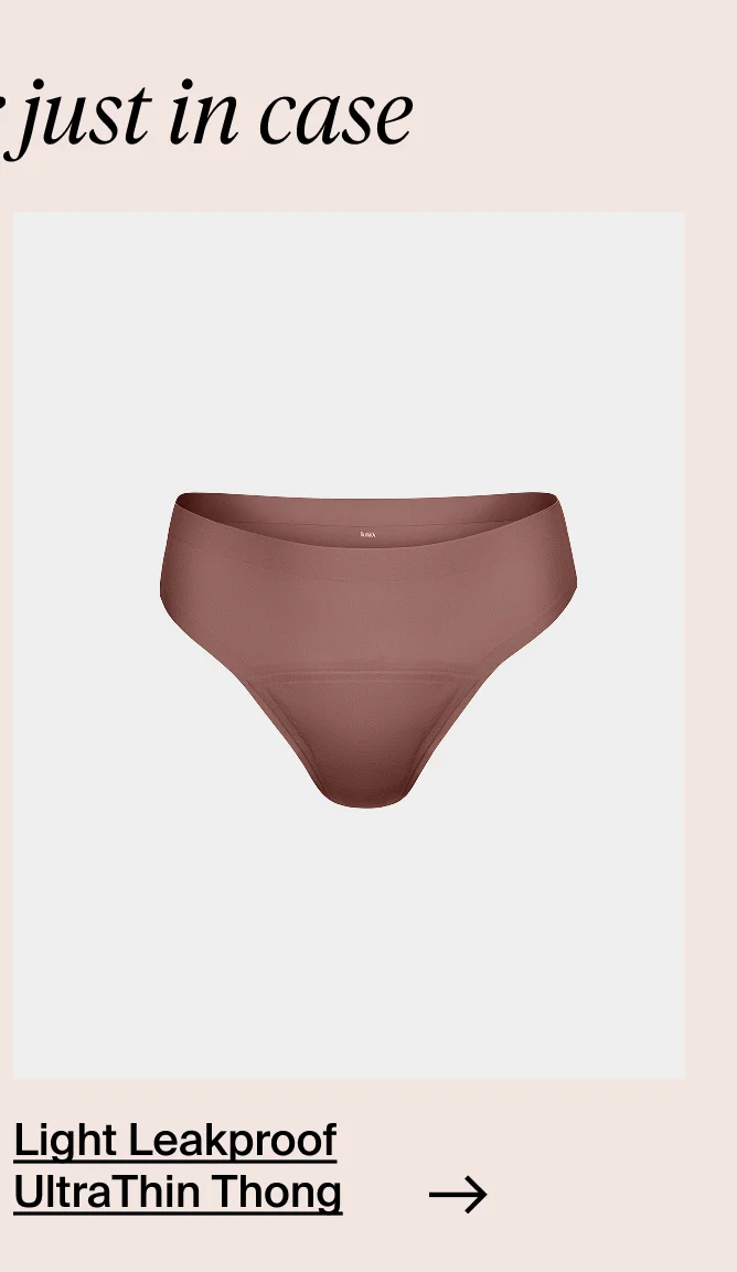 Light Leakproof Ultrathin Thong.