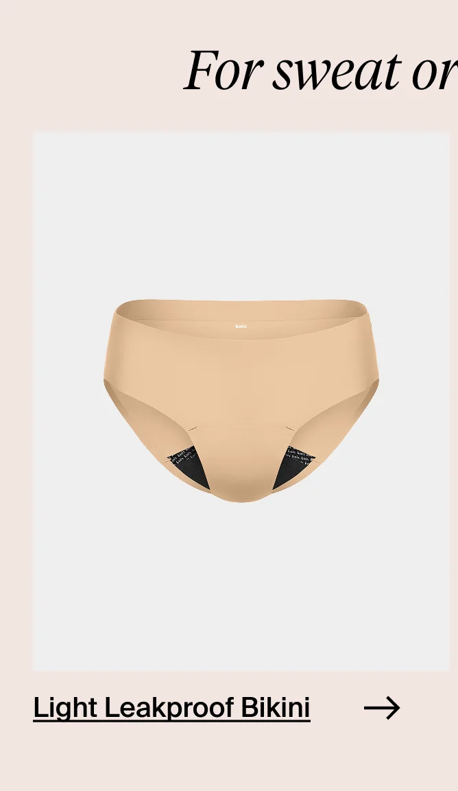 Light Leakproof bikini.