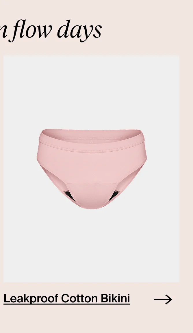 Leakproof Cotton Bikini.