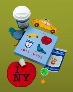 I Heart NY Puzzle Cocktail Napkins