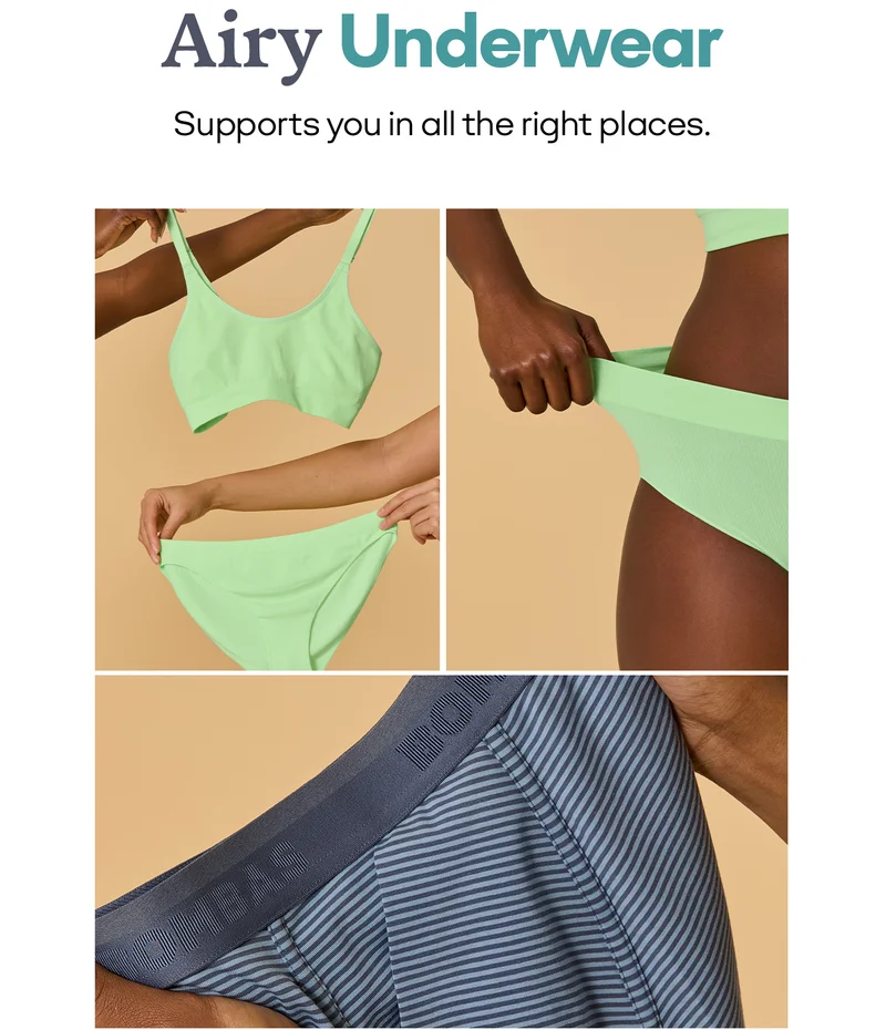 Airy Underwear | Supports you in all the right places.