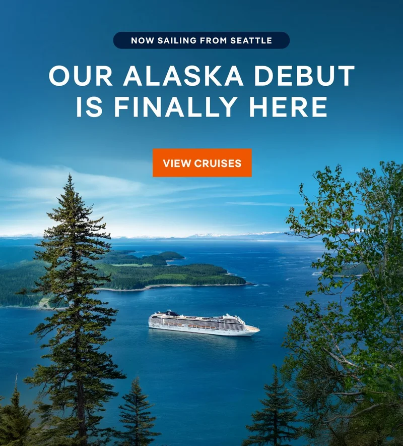 Our Alaska Debut is Finally Here – Click to View Cruises & Book Now