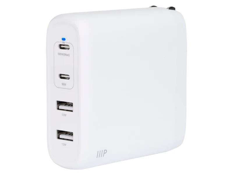100W 4-Port GaN USB-C Charger