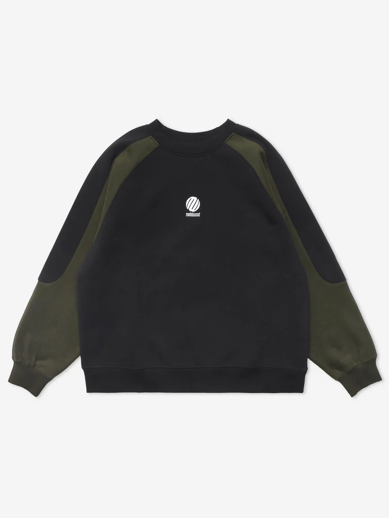 Image of Metalwood Alien Crewneck Sweatshirt - Black/Brown