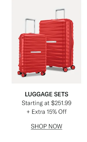 Sets Starting at $251.99 + Extra 15% Off