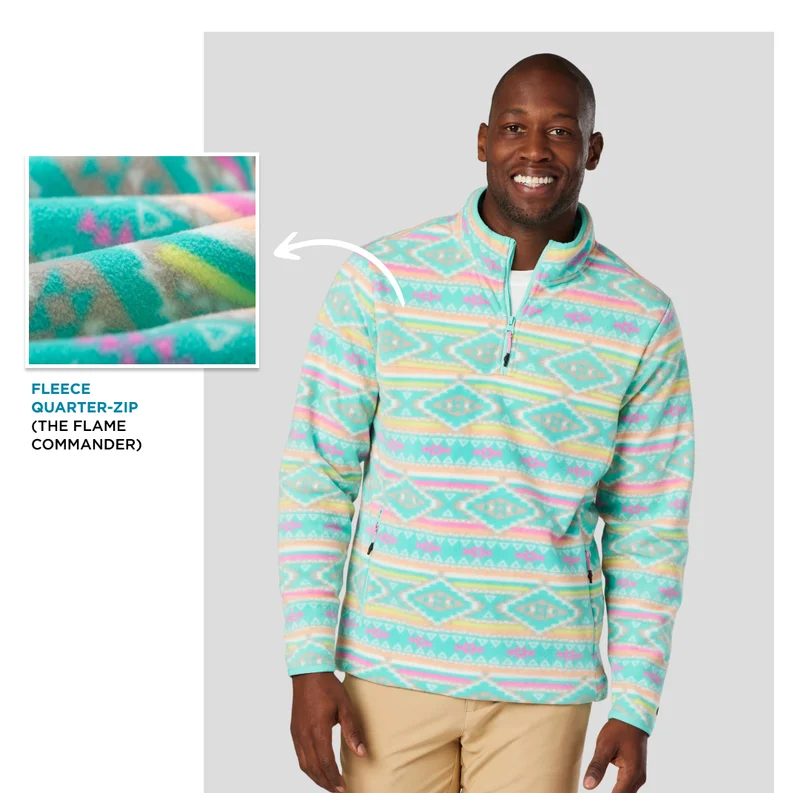 Fleece Quarter-Zip: The Flame Commander