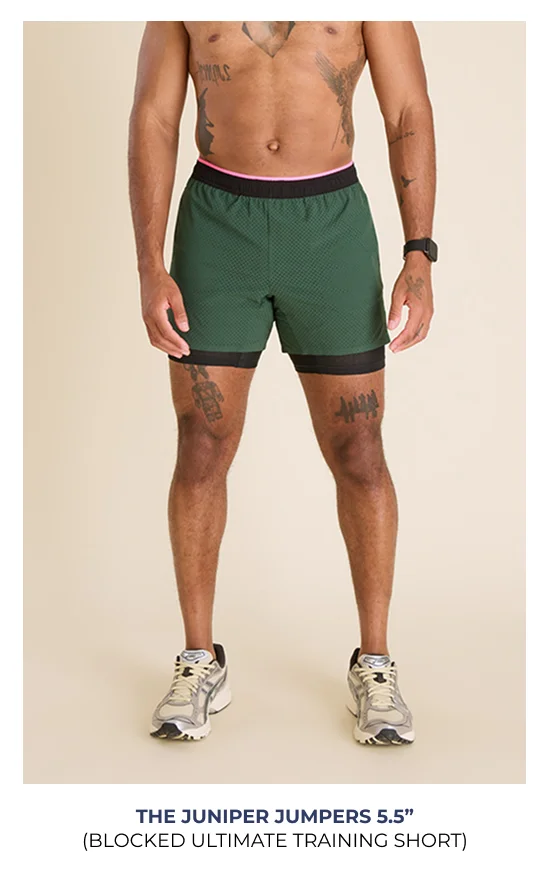 Blocked Ultimate Training Short: The Juniper Jumpers 5.5"