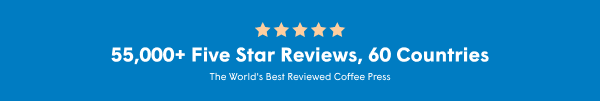 55000+ five star reviews, 60 countries