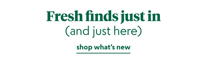 shop what's new
