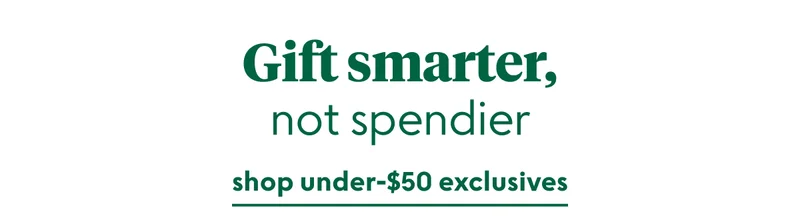 shop under-$50 exclusives