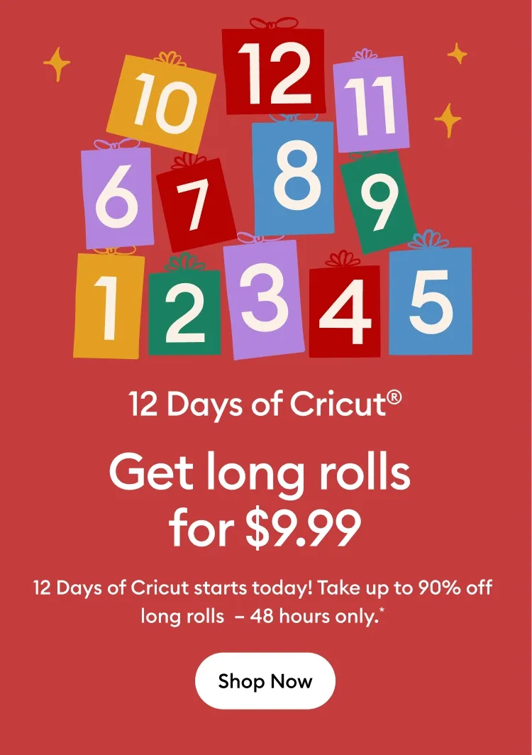 12 Days of Cricut.