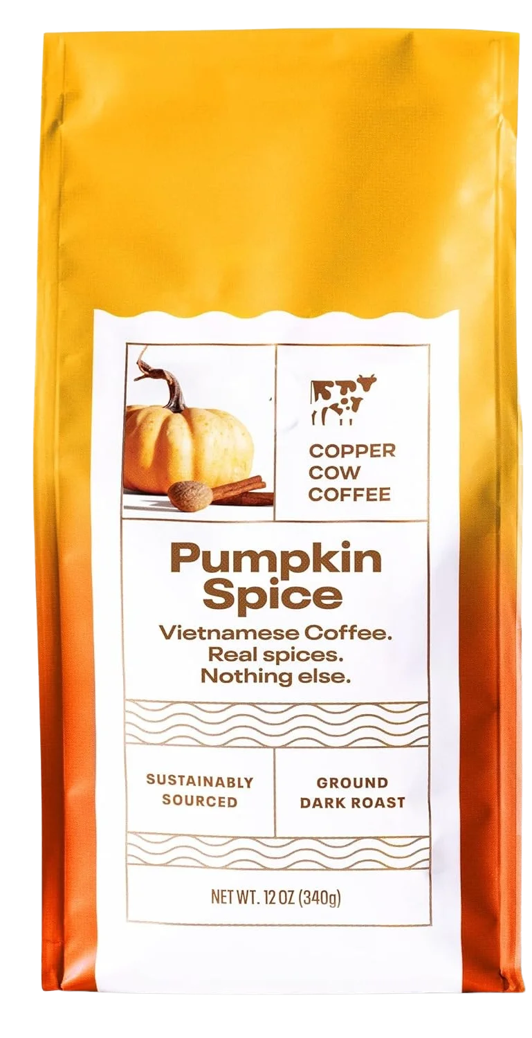 Image of Copper Cow Coffee Vietnamese Ground Coffee - Pumpkin Spice
