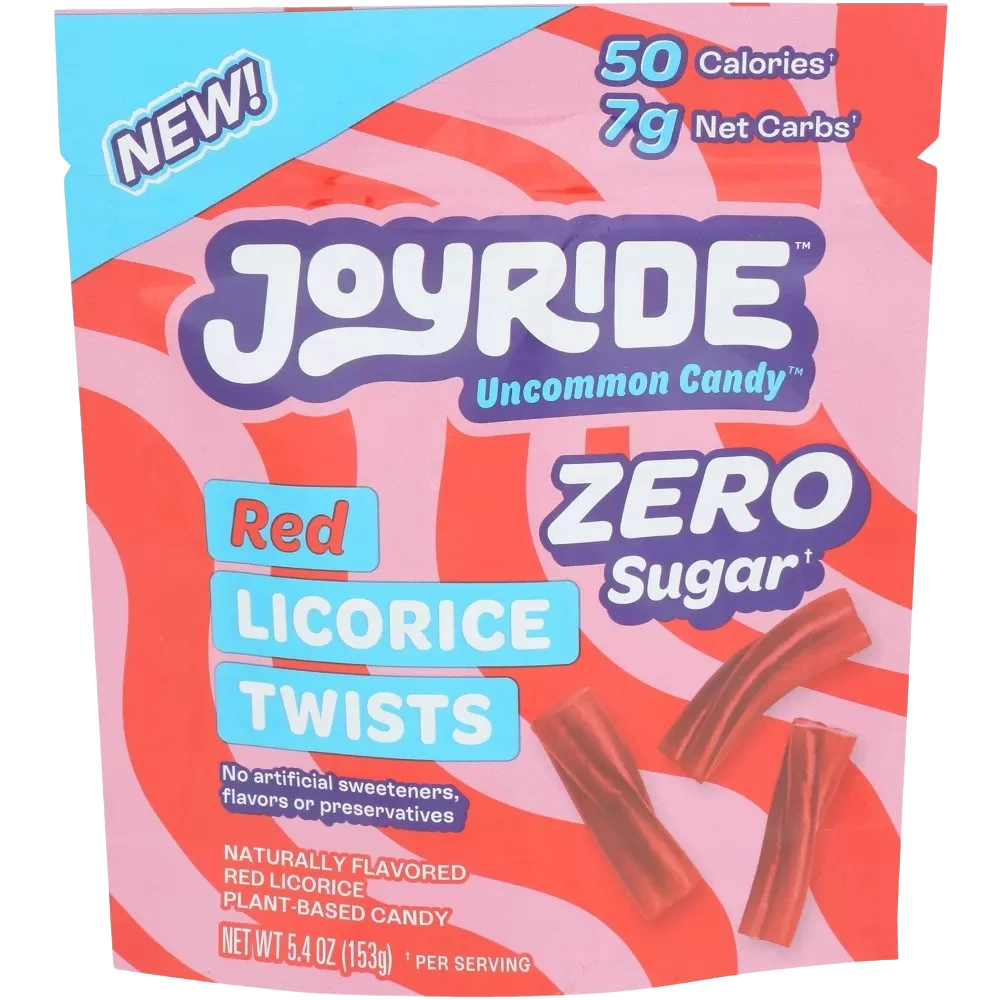 Image of JoyRide Zero Sugar Red Licorice Twists