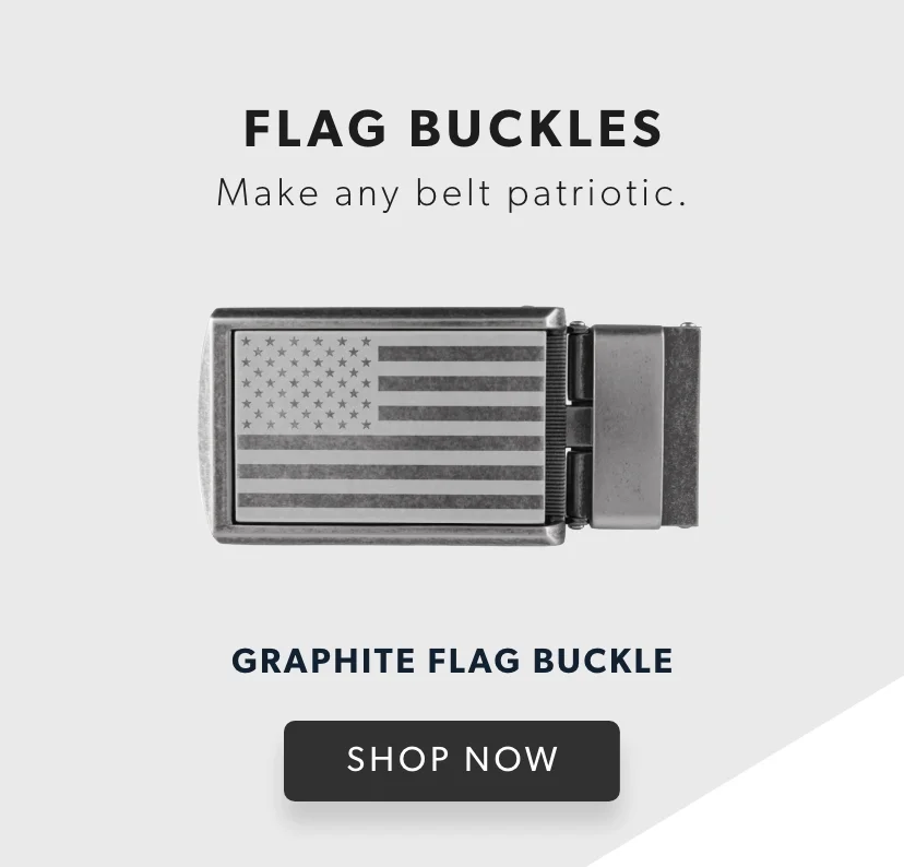 Graphite Flag Buckle