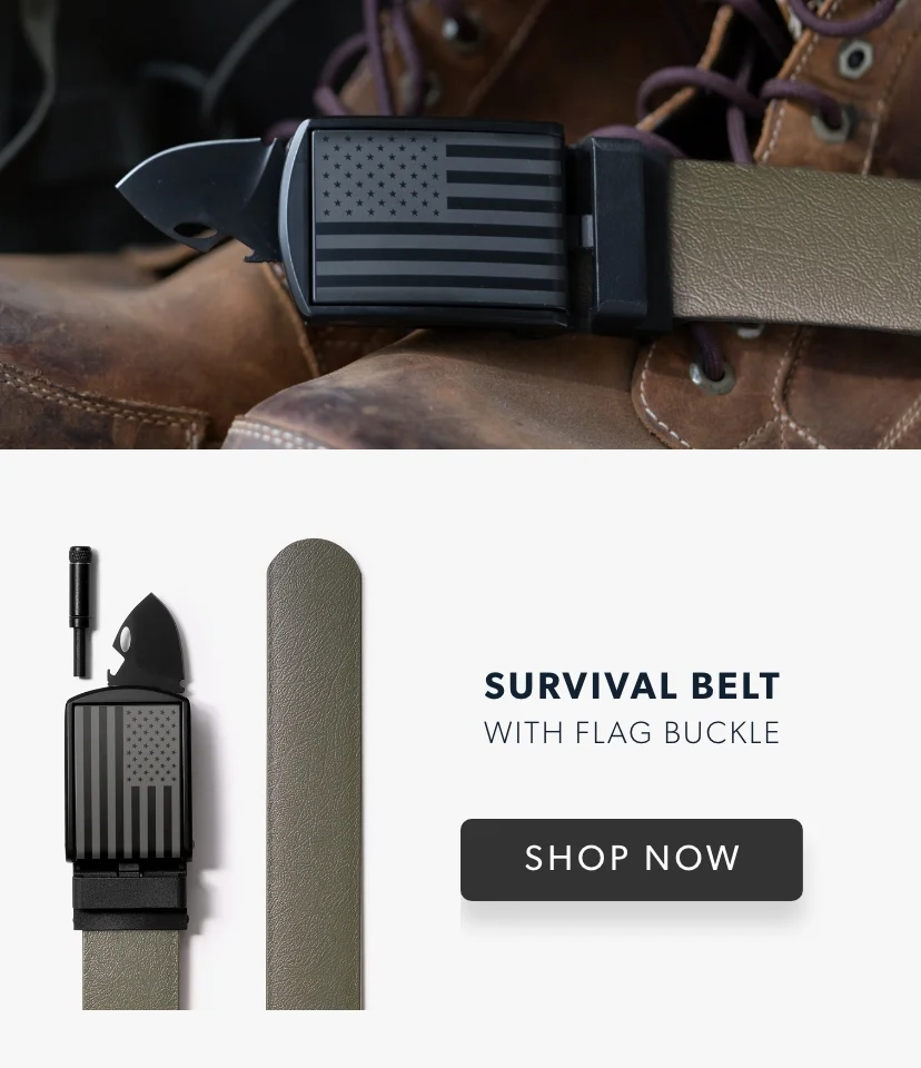 American Flag Survival Belt