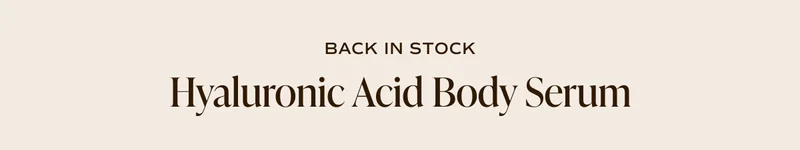 hyaluronic acid body serum