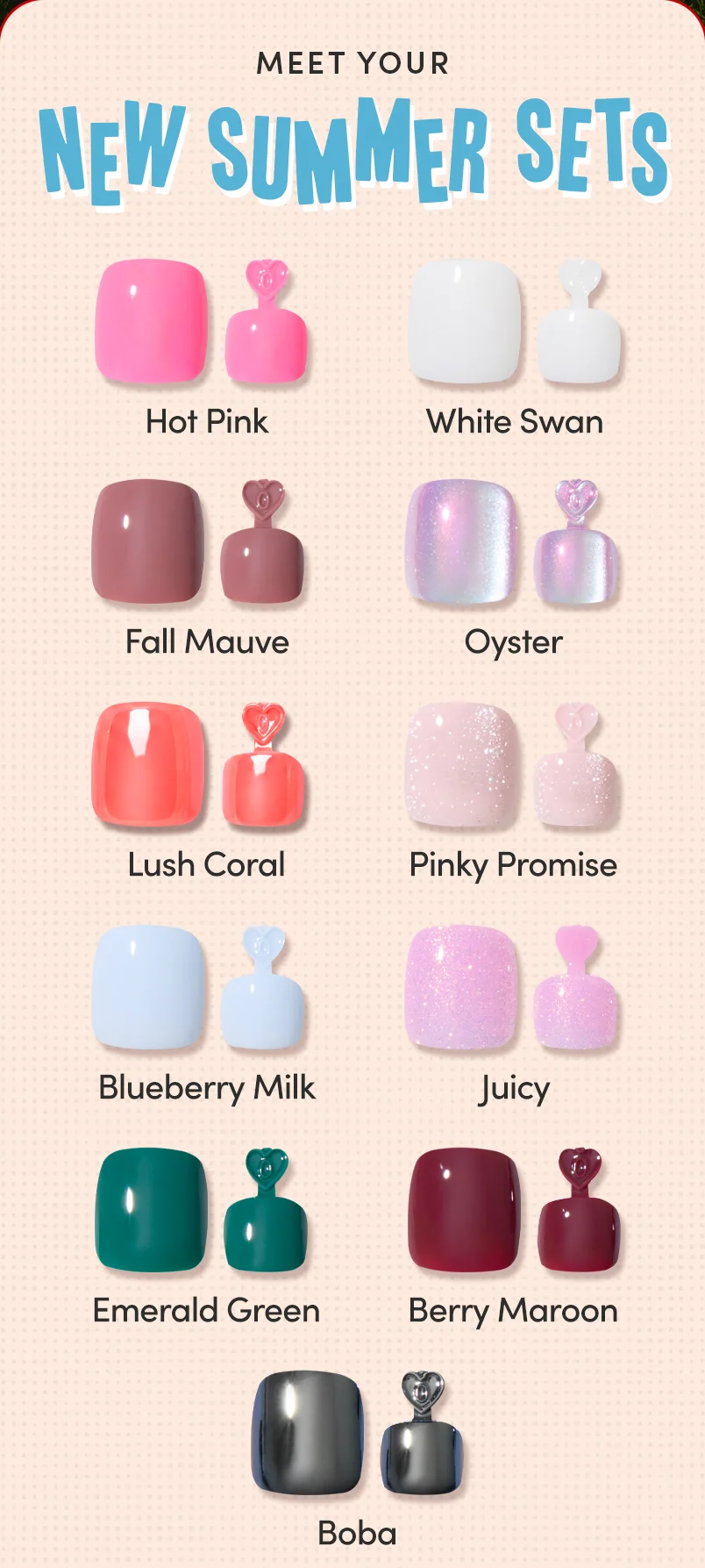 MEET YOUR NEW SUMMER SETS