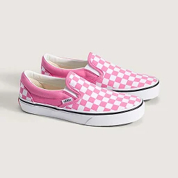Fizz Pink Classic Slip-On Checkerboard Shoe