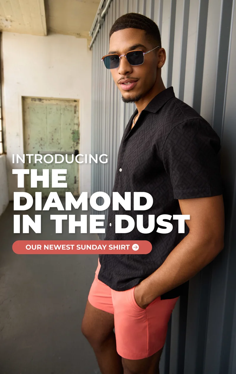 Introducing THE DIAMOND IN THE DUST - Our Newest Sunday Shirt
