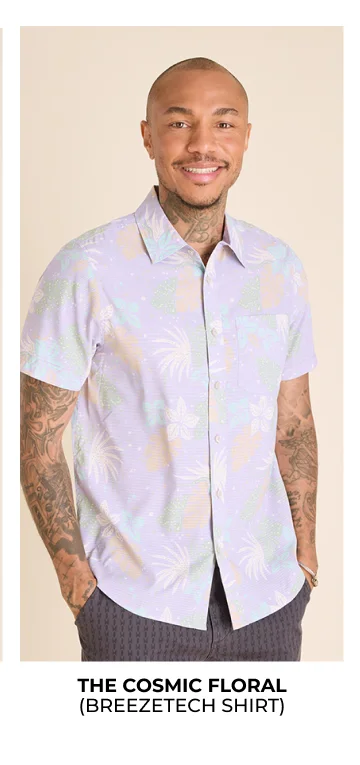 Breezetech Shirt: The Cosmic Floral