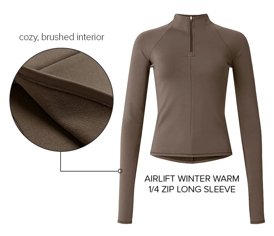 AIRLIFT WINTER WARM 1/3 ZIP LONG SLEEVE