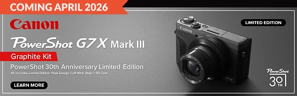 Coming April 2026 | PowerShot G7 X Mark III Graphite Kit