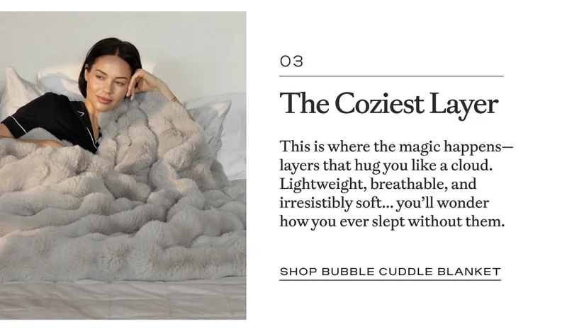 Shop the Bubble Cuddle Blanket Shop the Bubble Cuddle Blanket