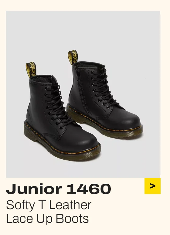 Junior 1460 Softy T Leather Lace Up Boots