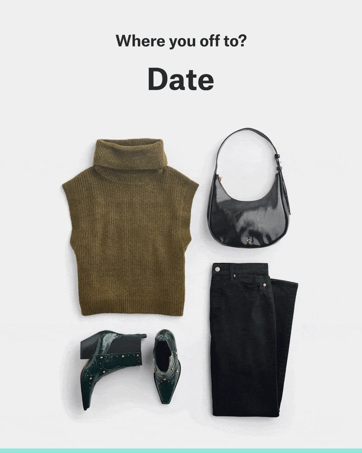 Where you off to? Date, Movies, Office, Gym, Brunch