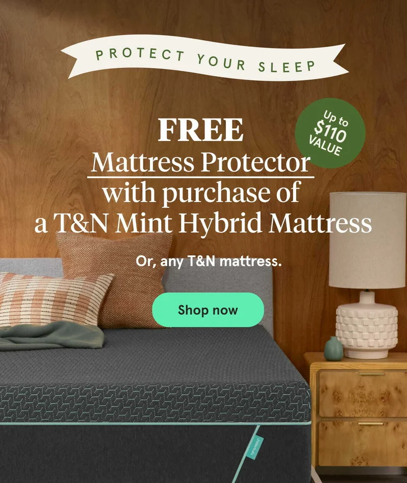 FREE Mattress Protector with purchase of a T&N Mint Hybrid Mattress | Shop now