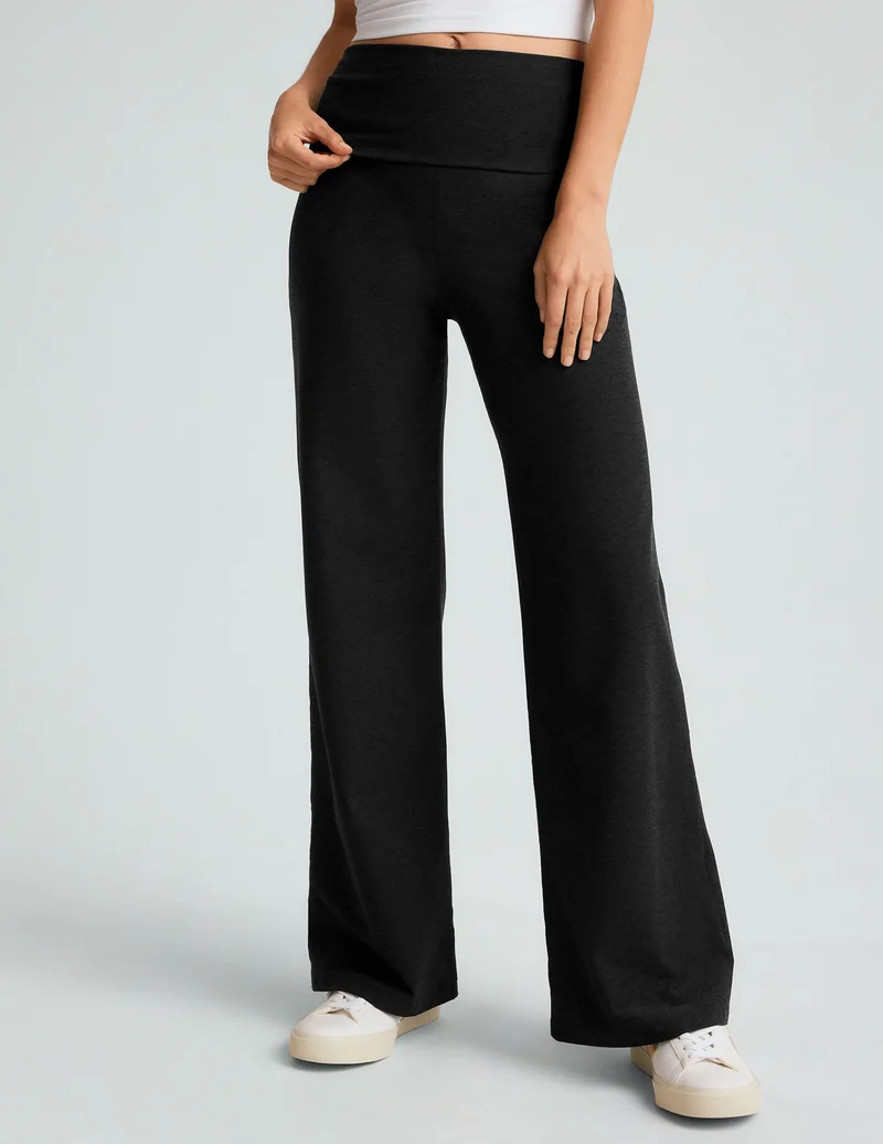 Image of Spacedye Foldover Wide Leg Pant