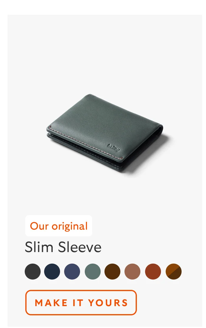 [Product name] Slim Sleeve [Starburst] Our original CTA Make it yours