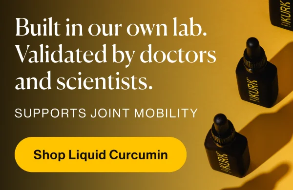 Built in our own lab. Validated by doctors and scientists. Supports joint mobility. Shop Liquid Curcumin