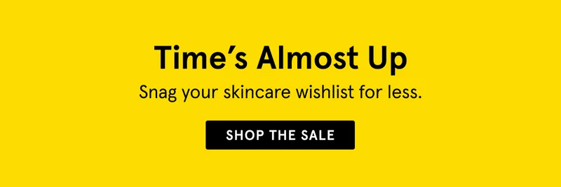 Time's Almost Up - Shop Now.